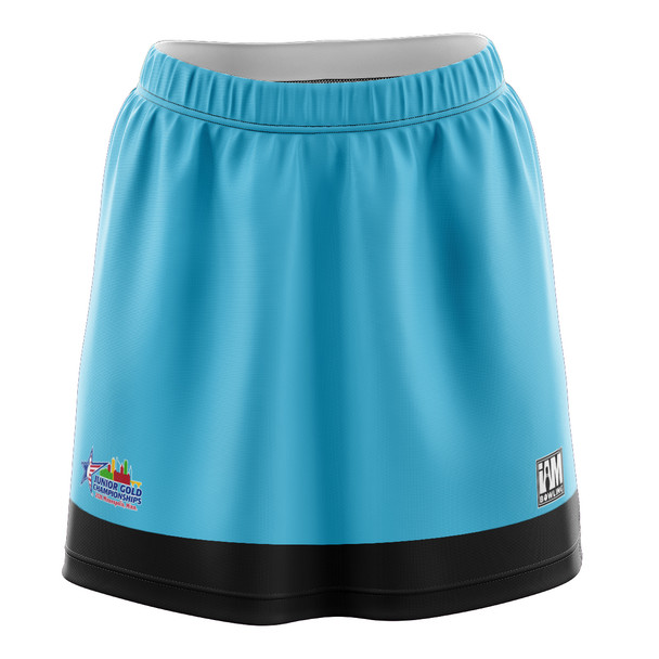 2026 Junior Gold Championships Light Blue Skirt