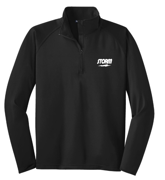 Storm White Logo Men's 1/2-Zip Pullover Jacket -12 colors