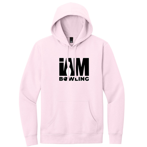 I AM Bowling Black Logo With White Stroke Hoodie