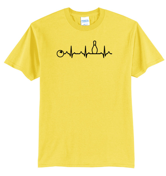 I AM Bowling™ Black Heartbeat Tee