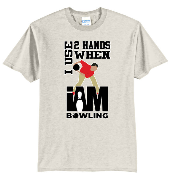 I AM Bowling™ Bowl with 2 Hands Tee