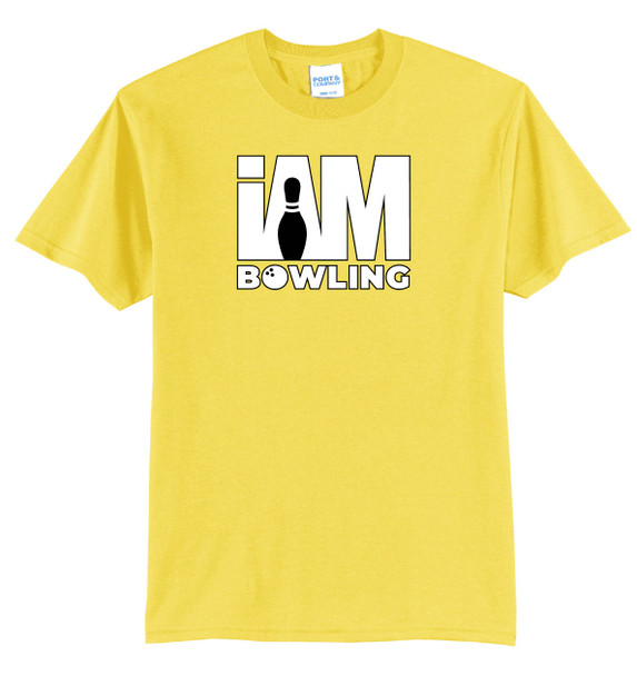 I AM Bowling™ White Logo Tee