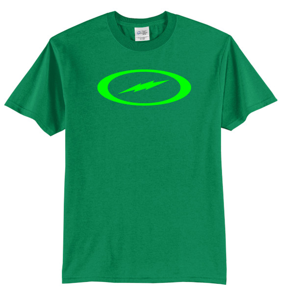 Storm Bolt Green Logo Tee