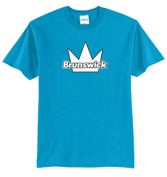 Brunswick Crown White Logo Tee
