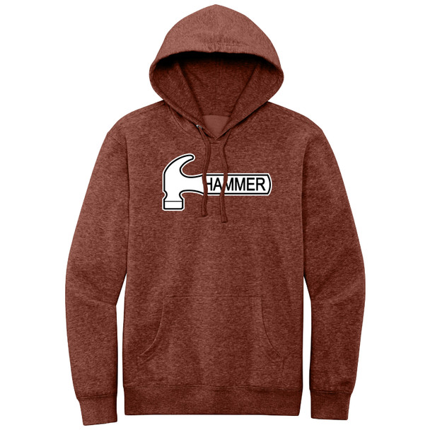 Hammer White Logo with Black Outline Hoodie