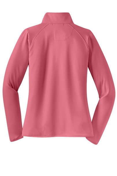 I AM Bowling™ Black Logo Women's 1/2-Zip Pullover Jacket