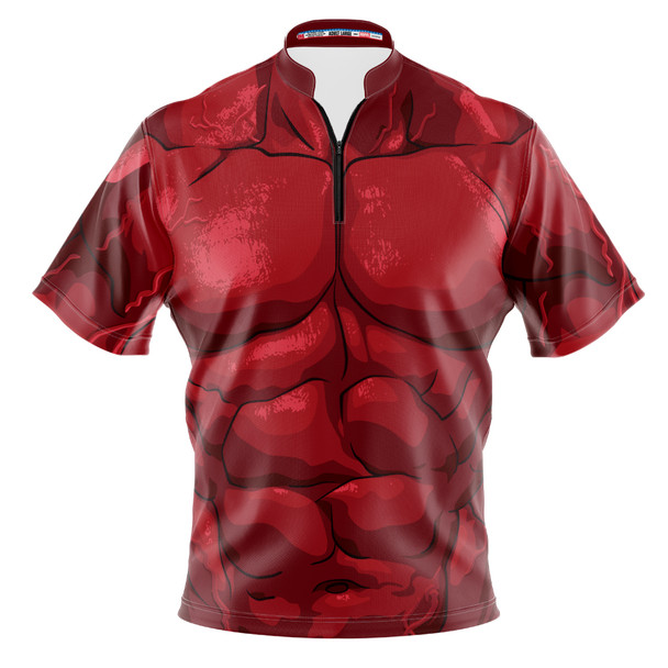 Express Marvel Red Hulk Costume Bowling Jersey