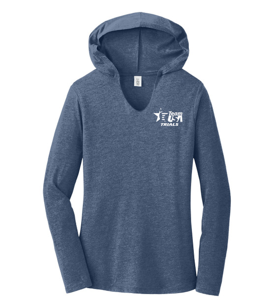 Team USA Trials White Logo Women's Lite Hoodie