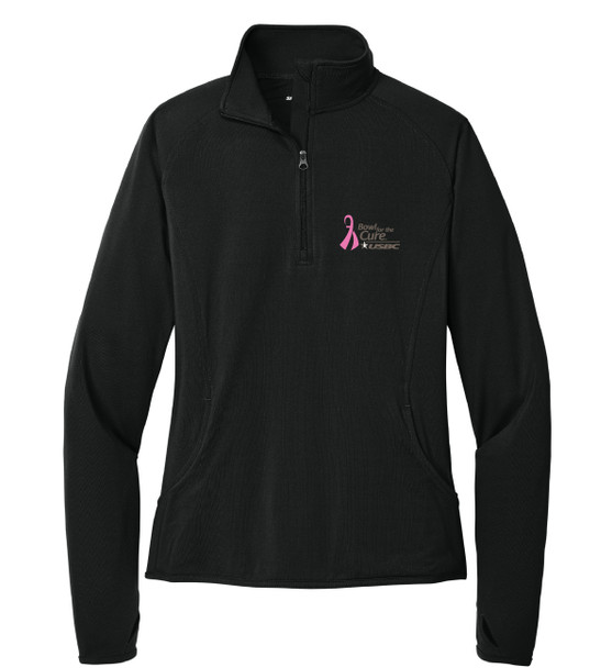 Bowl for the Cure® Full Color Logo 1/2-Zip Pullover Ladies Jacket