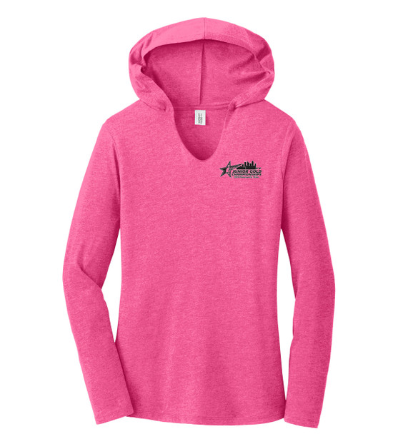 2026 Junior Gold Championships Black Logo Women's Lite Hoodie