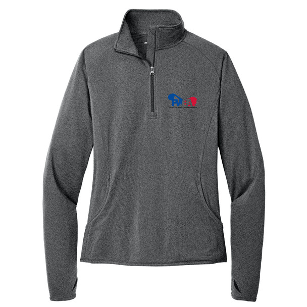 PWBA Full Color Logo 1/2 Zip Pullover Ladies Jacket