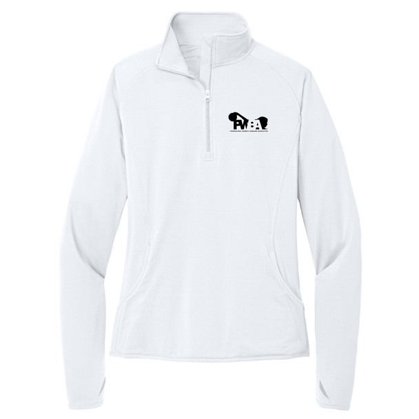 PWBA Black Logo 1/2 Zip Pullover Ladies Jacket