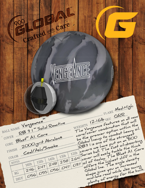 900 Global Vengeance Bowling Ball