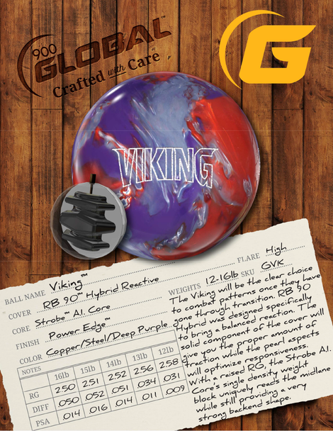 900 Global Viking Bowling Ball