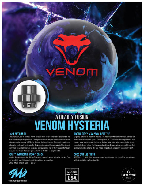 Motiv Venom Hysteria Bowling Ball