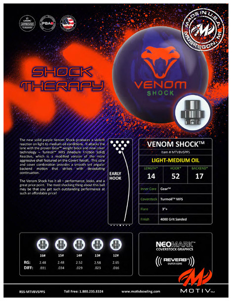 Motiv Venom Shock Bowling Ball
