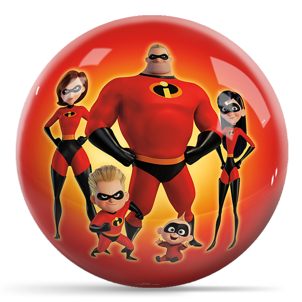OTB Disney Incredibles Characters Bowling Ball