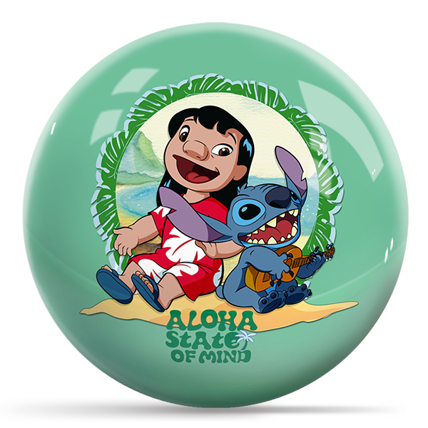 OTB Disney Lilo and Stitch Aloha Bowling Ball