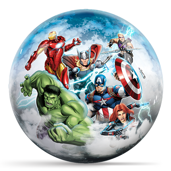 OTB Marvel Avengers Characters Bowling Ball
