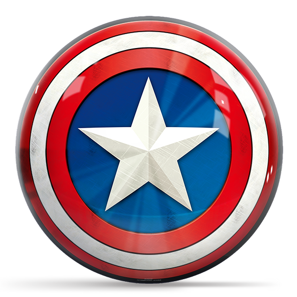 OTB Marvel Captain America Icon Bowling Ball