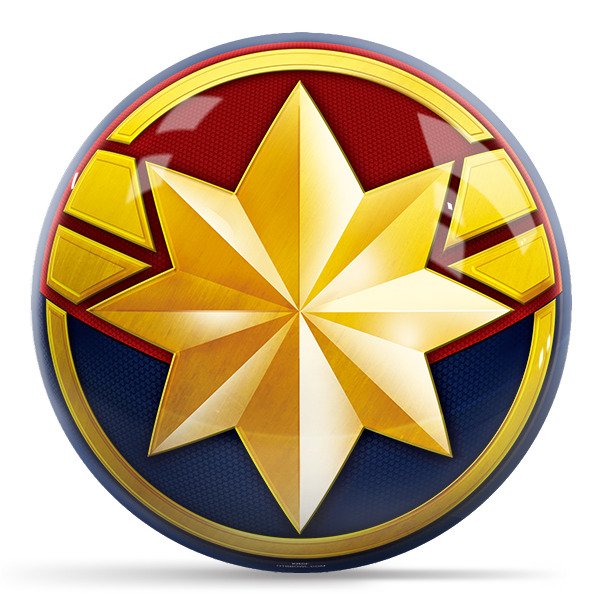 OTB Marvel Captain Marvel Icon Bowling Ball