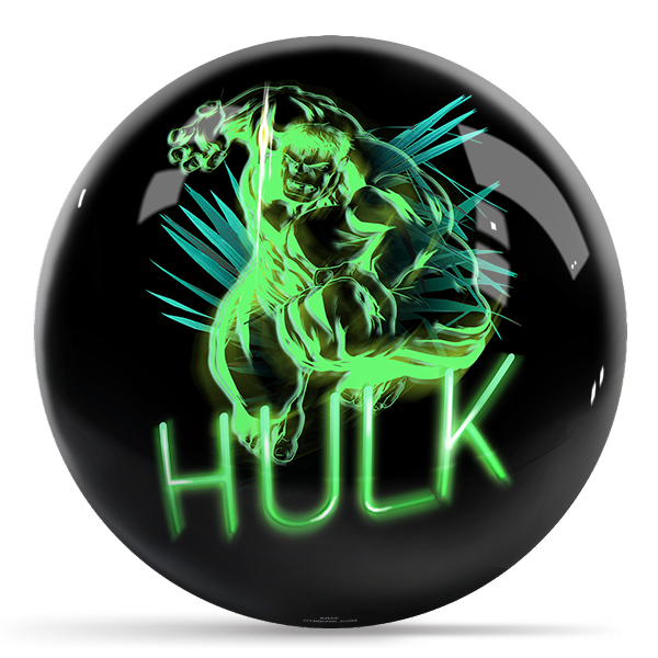 OTB Marvel Neon Hulk Bowling Ball