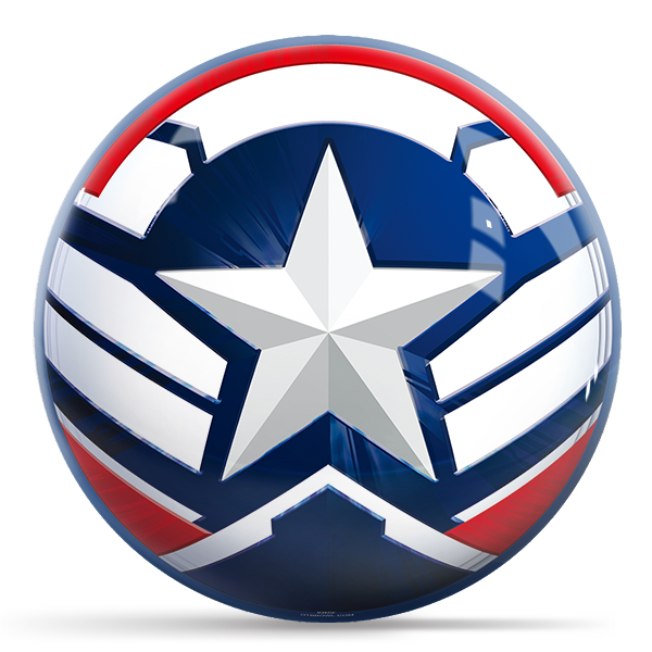 OTB Marvel Captain America Sam Wilson Icon Bowling Ball
