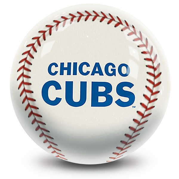 OTB MLB Chicago Cubs Baseball Design Bowling Ball