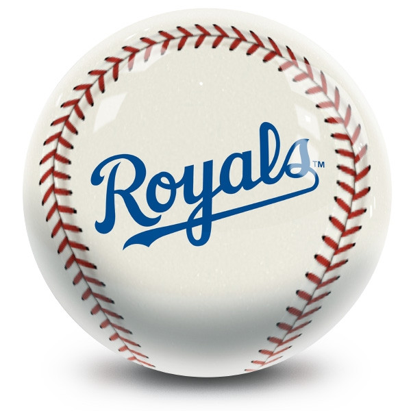 OTB MLB Kansas City Royals Baseball Design Bowling Ball