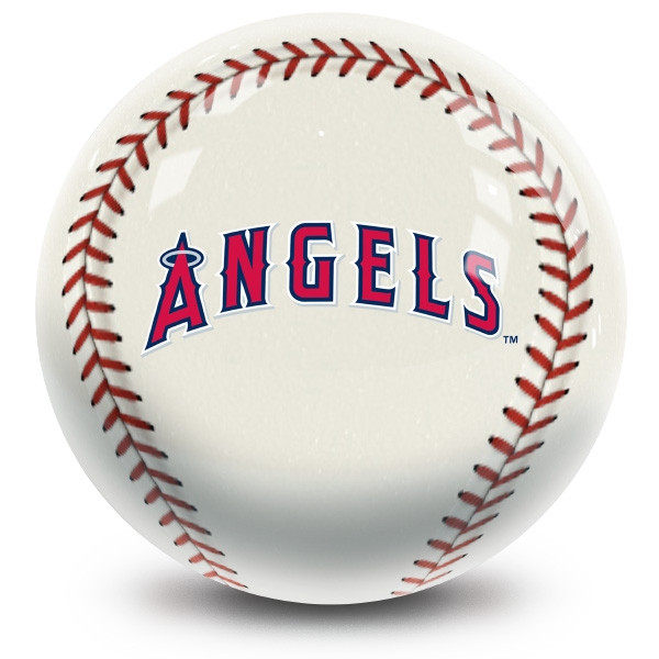 OTB MLB Los Angeles Angels Baseball Design Bowling Ball