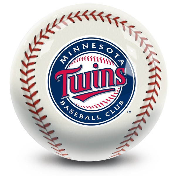 OTB MLB Minnesota Twins Baseball Design Bowling Ball