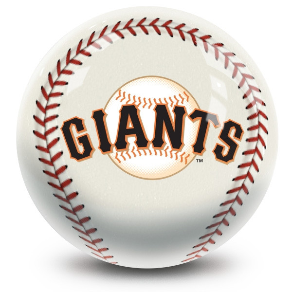 OTB MLB San Francisco Giants Baseball Design Bowling Ball
