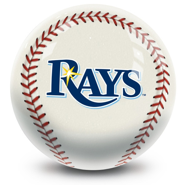 OTB MLB Tampa Bay Rays Baseball Design Bowling Ball