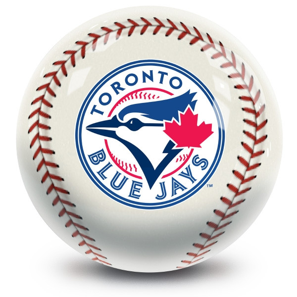 OTB MLB Toronto Blue Jays Baseball Design Bowling Ball