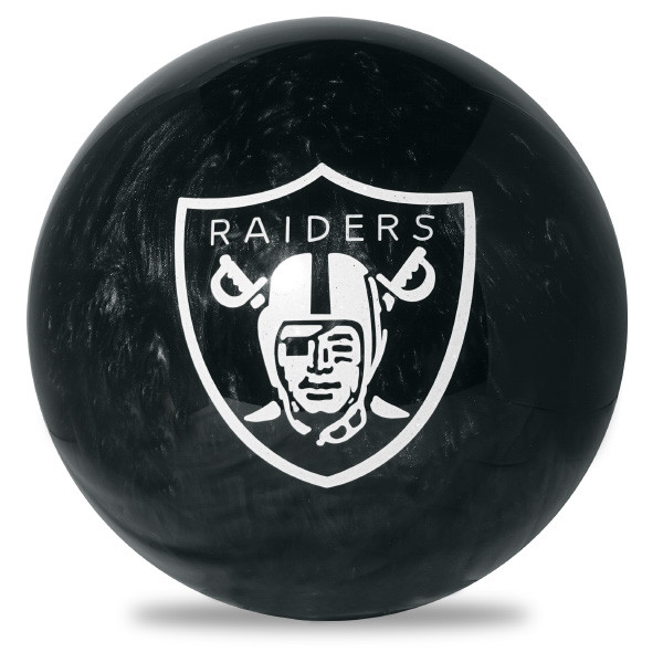 OTB NFL Las Vegas Raiders Engraved Bowling Ball