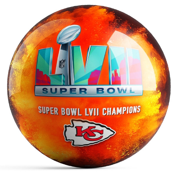 OTB NFL Super Bowl LVII Champion Kansas City Chiefs Bowling Ball