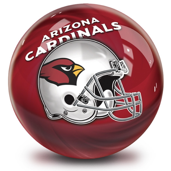 OTB NFL Arizona Cardinals Helmet Swirl Bowling Ball