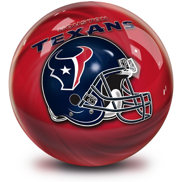 OTB NFL Houston Texans Helmet Swirl Bowling Ball