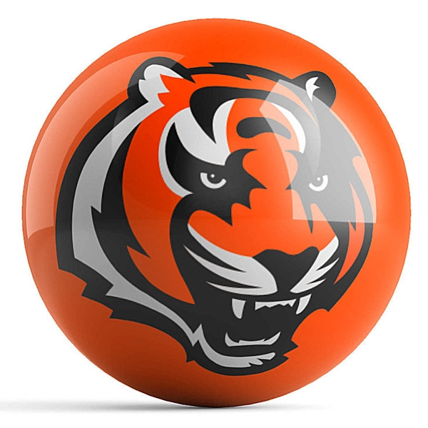 OTB NFL Cincinnati Bengals Team Logo Bowling Ball