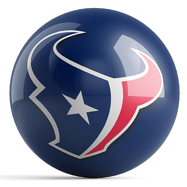 OTB NFL Houston Texans Team Logo Bowling Ball