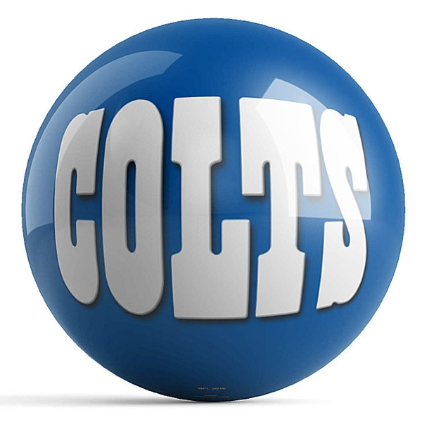 OTB NFL Indianapolis Colts Team Logo Bowling Ball