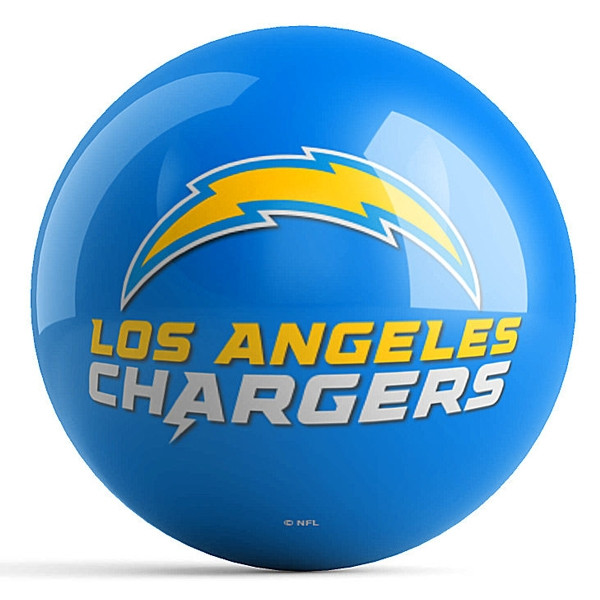 OTB NFL Los Angeles Chargers Team Logo Bowling Ball