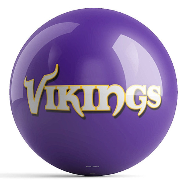 OTB NFL Minnesota Vikings Team Logo Bowling Ball