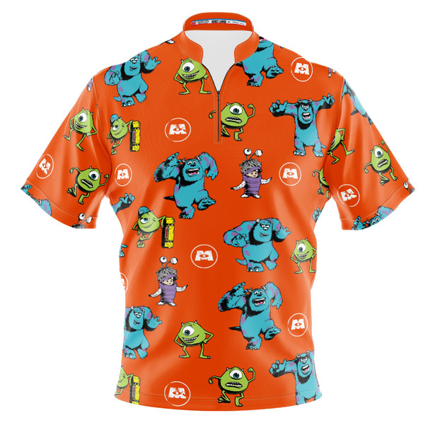 Signature Disney Monsters Inc Orange Bowling Jersey
