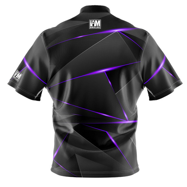 READY-2-SHIP I AM Bowling™ Left Chest Violet Fragments Bowling Jersey