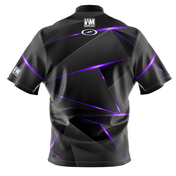 READY-2-SHIP Storm Violet Fragments Bowling Jersey