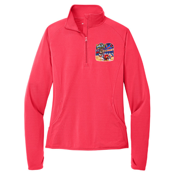 Misfit Universe Ace the Penguin 1/2 Zip Ladies Jacket