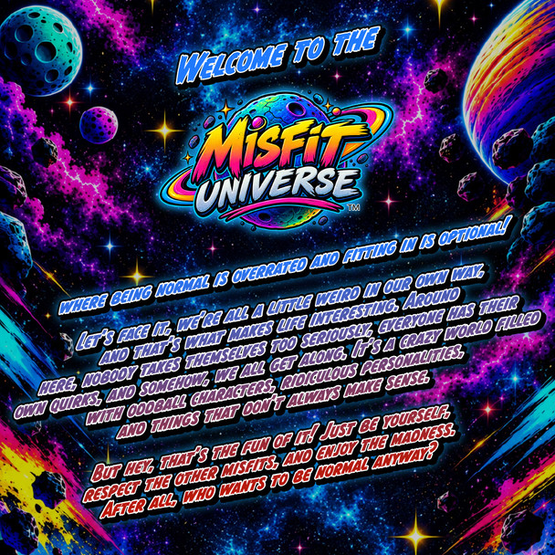 Misfit Universe Ace the Penguin Full-Zip Hoodie