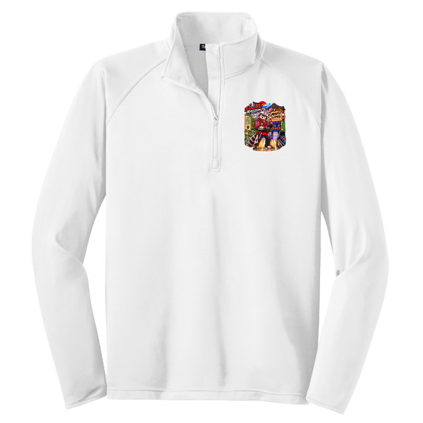 Misfit Universe Samurai Raccoon Men's 1/2 Zip Pullover Jacket