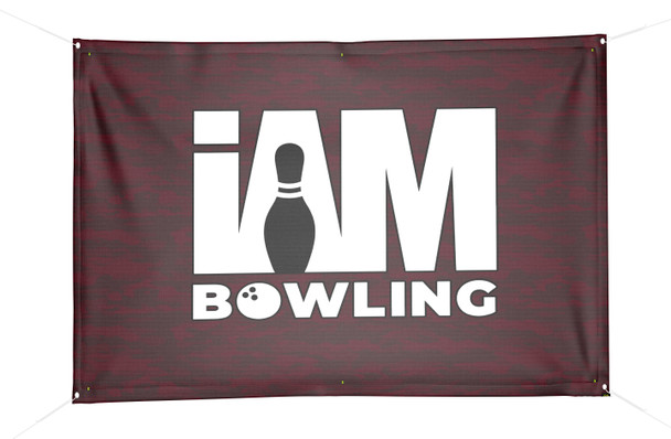 Burgundy Camo Banner